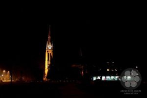 Earth Hour 2017 - Bačka Topola 8:29 pm (Photo: Sihelnik József)