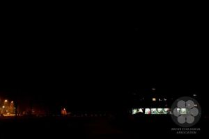 Earth Hour 2017 - Bačka Topola 8:30, pm (Photo: Sihelnik József)